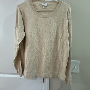 J. Crew Women's 'Teddie' Beige Long Sleeve Top
